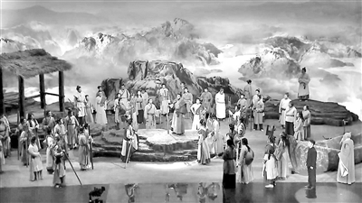 圖為劇中大禹治水的場景（視頻截圖）
